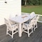 Highwood Usa Hamilton 7pc Rectangular Counter Height Outdoor Patio Furniture Dining Set 84 x 42 AD-ST7HM2CO5BA-WHE - alternate 3